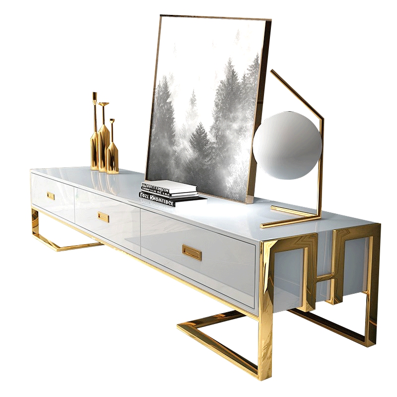 living room set TV stand + coffee table luxury design