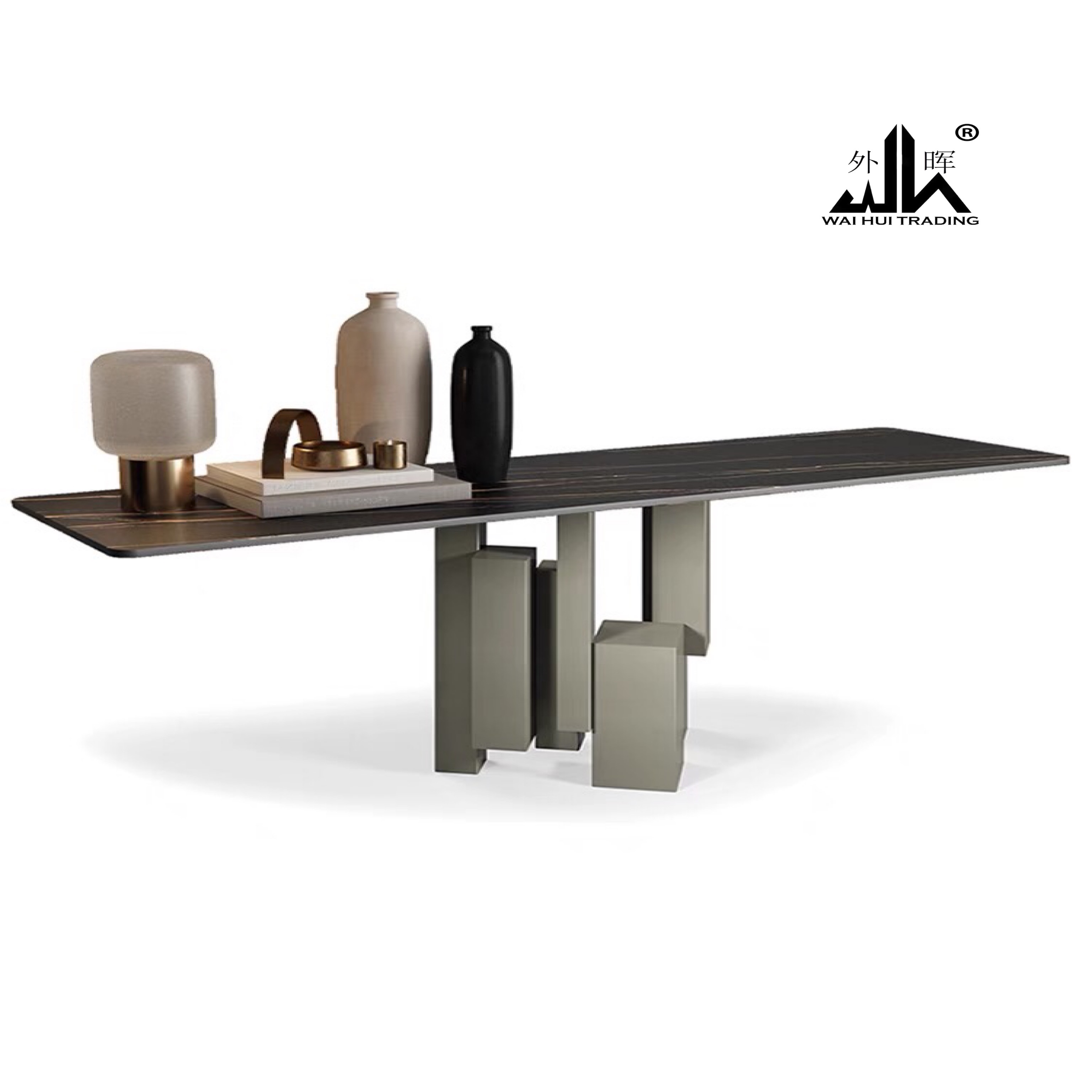 console table minimalism black design
