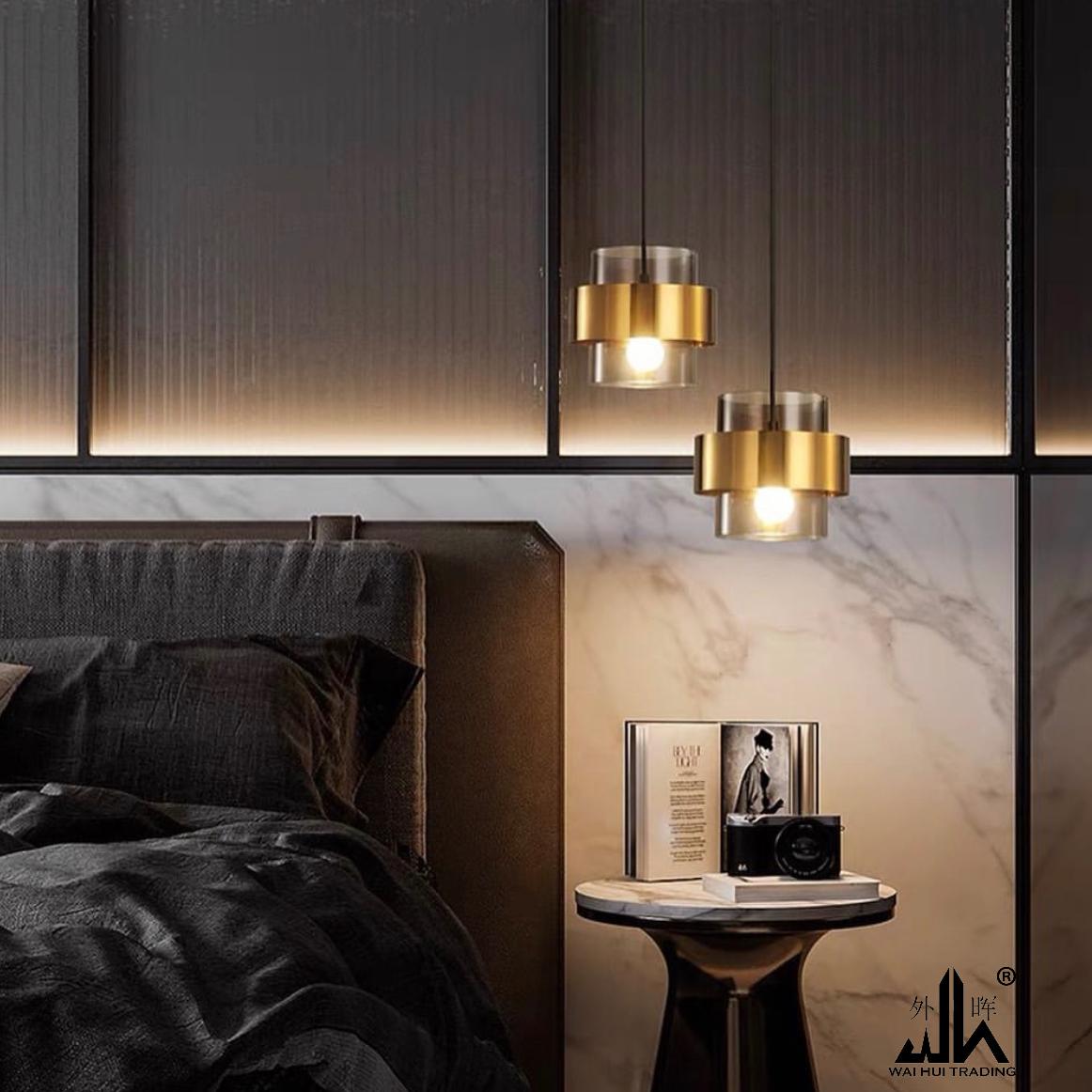 Nordic modern luxury bedside chandelier creative living room restaurant bar chandelier.