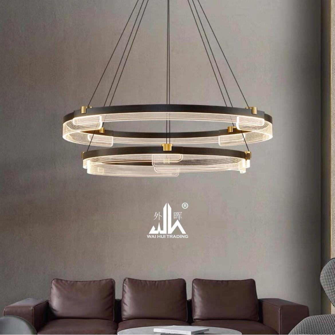 Living room chandelier bedroom modern creative Nordic light luxury lamps new in 2021.
