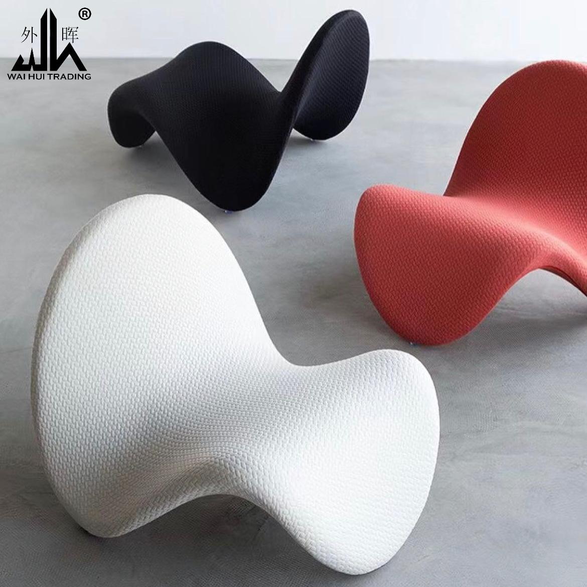 Nordic single leisure chair minimalist sofa lounge chair lazy chair.