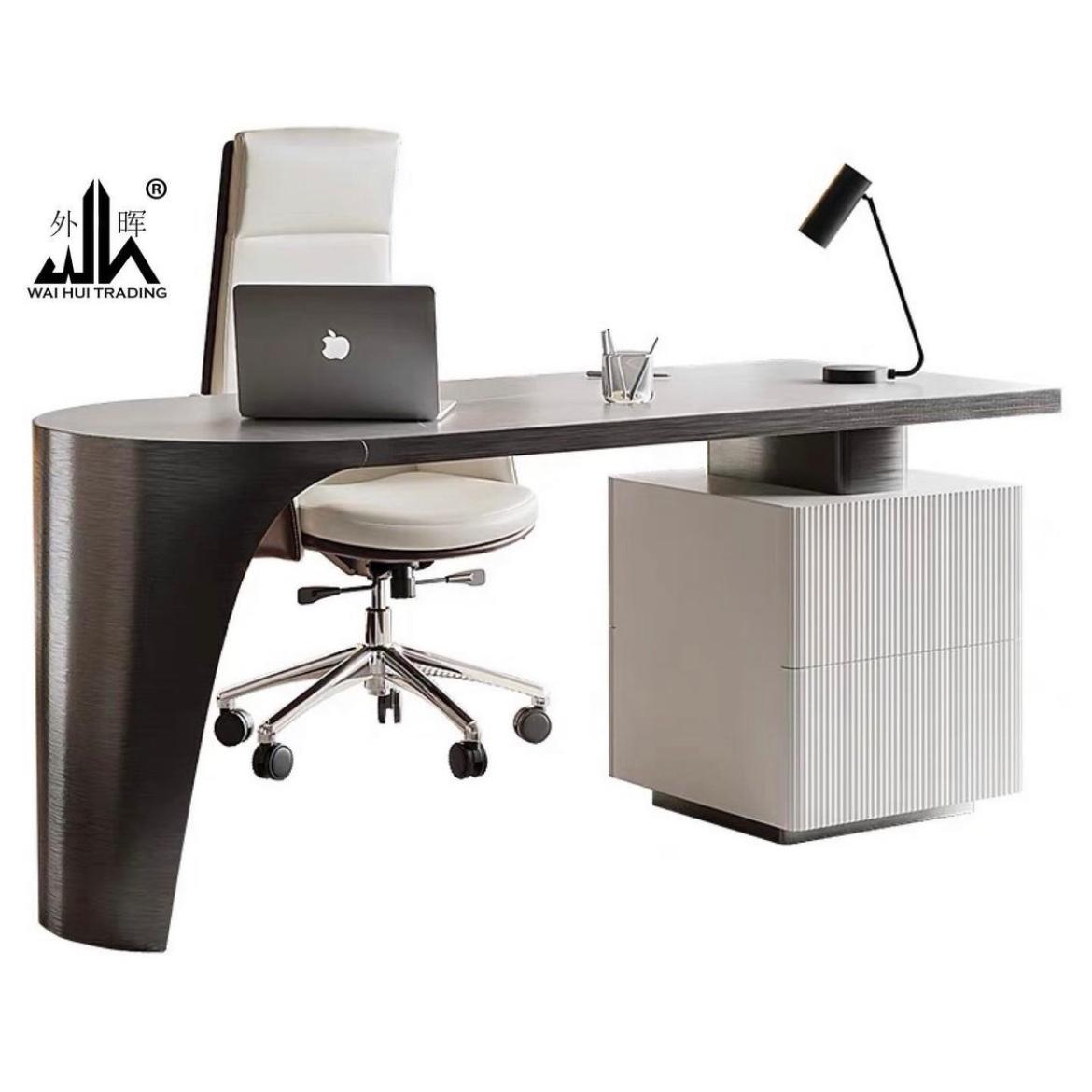Luxury slate desk modern computer desk and chair combination office study desk.