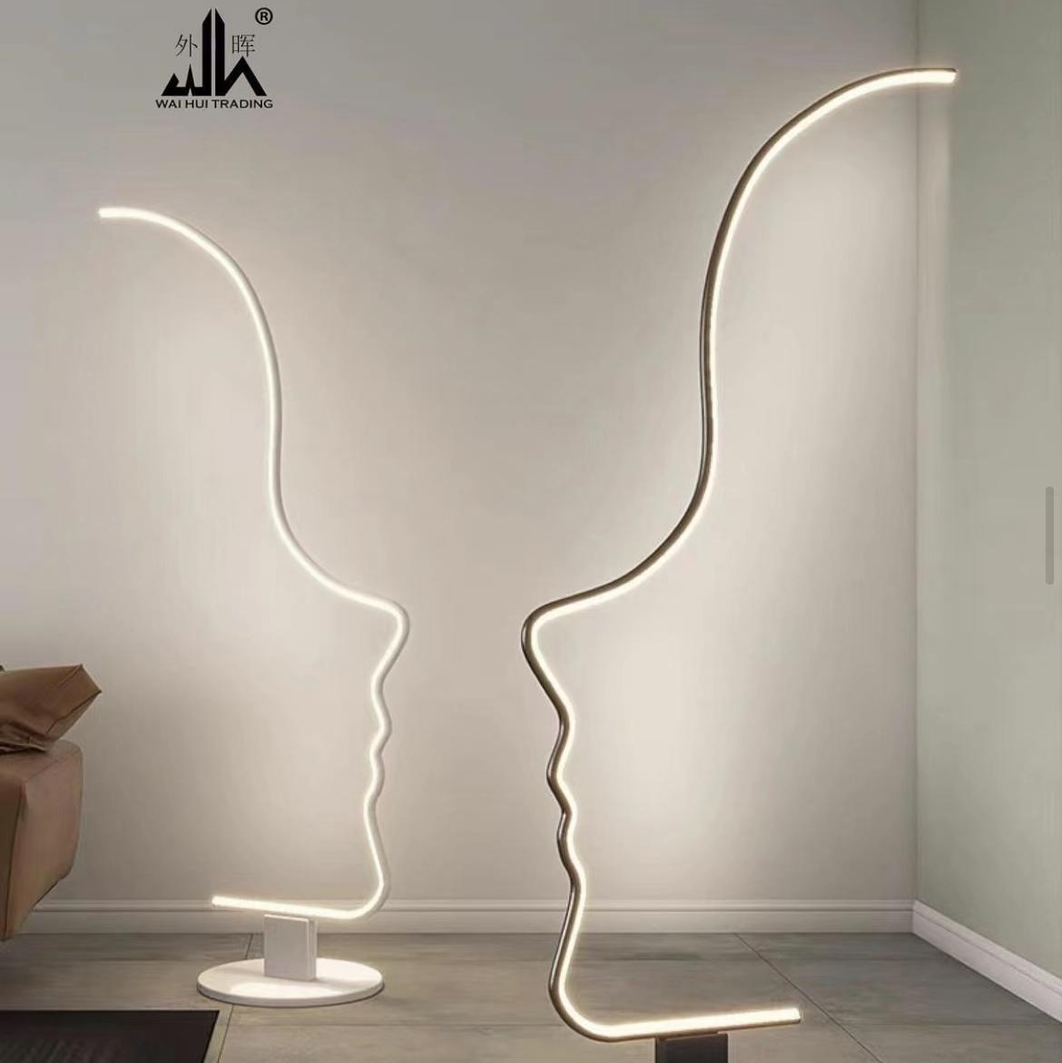 Creative personality living room bedroom modern minimalist art floor lamp