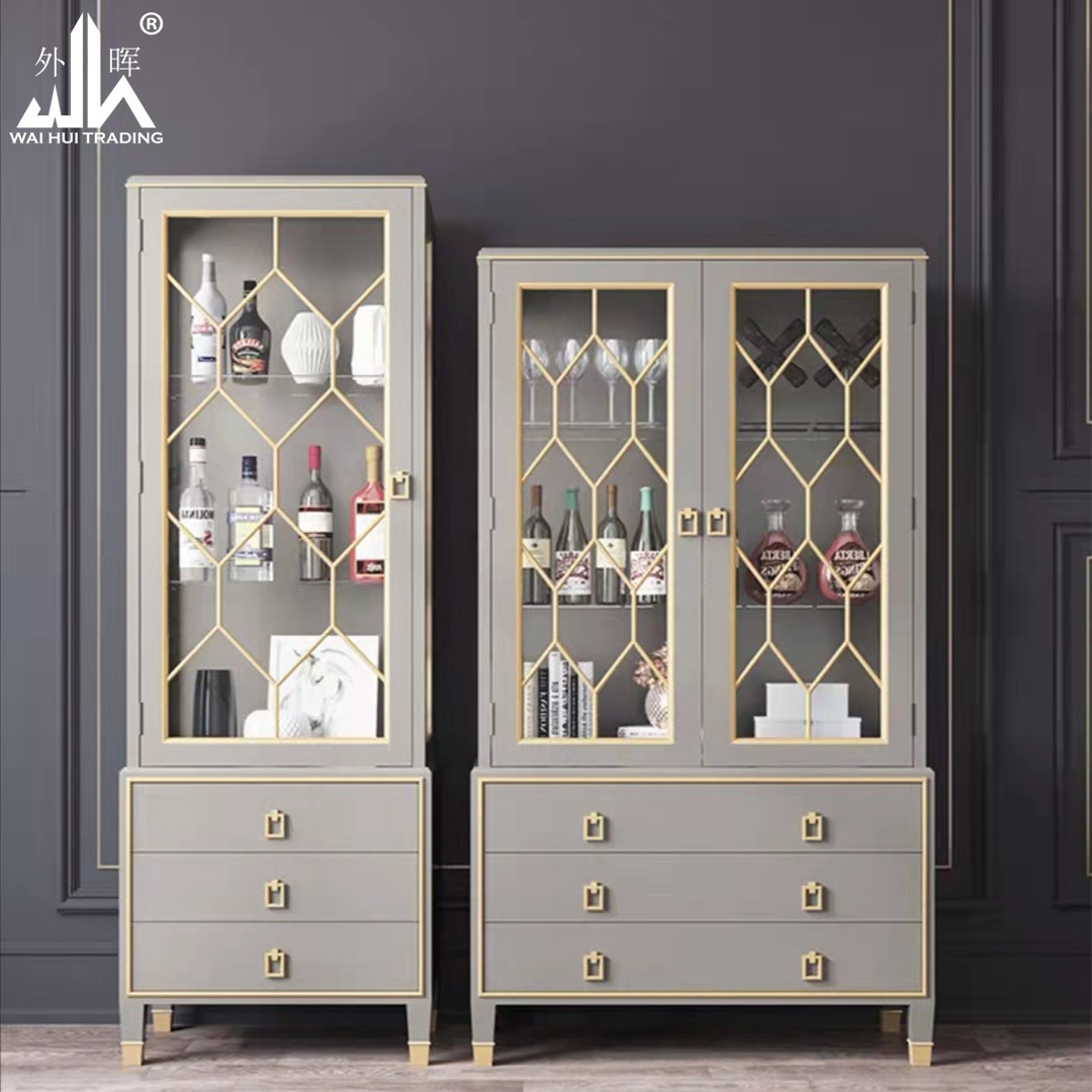American light luxury wine cabinet