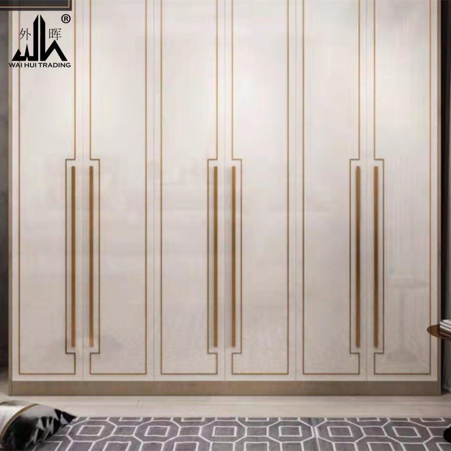 American light luxury bedroom wardrobe