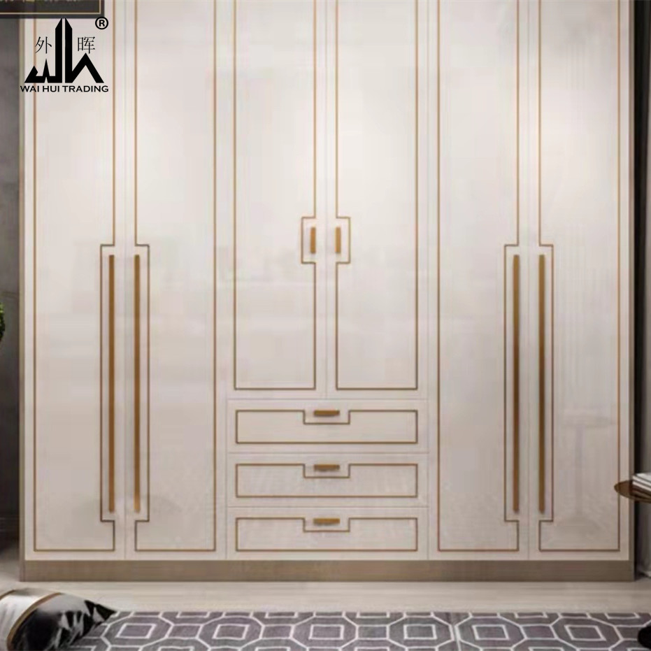 American light luxury bedroom wardrobe