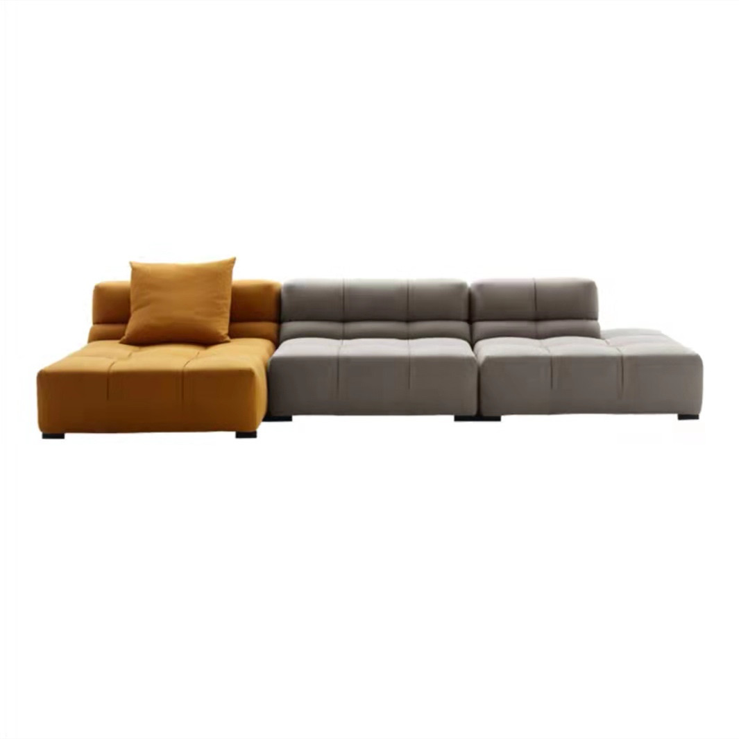 Italian minimalist corner sofa color matching