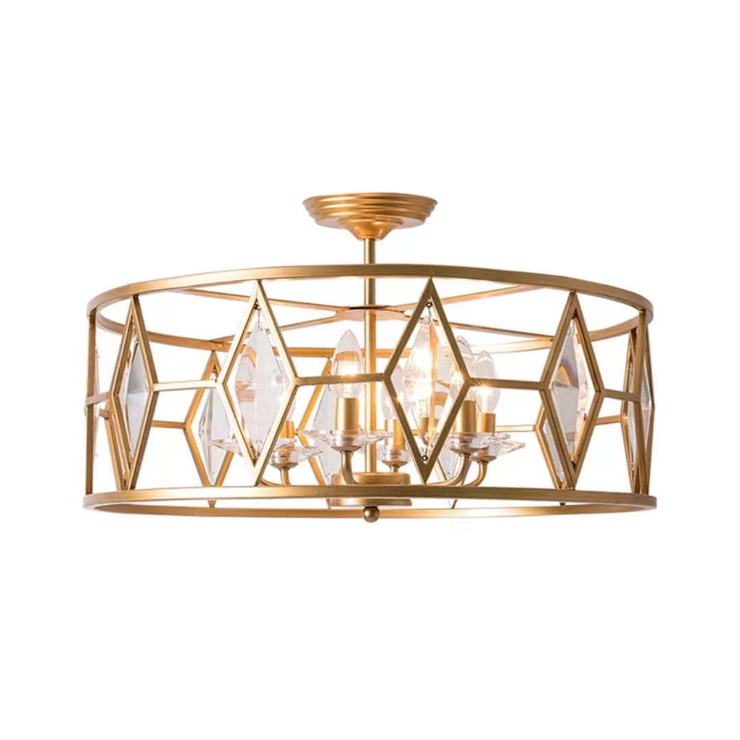 Creative crystal ceiling lamp