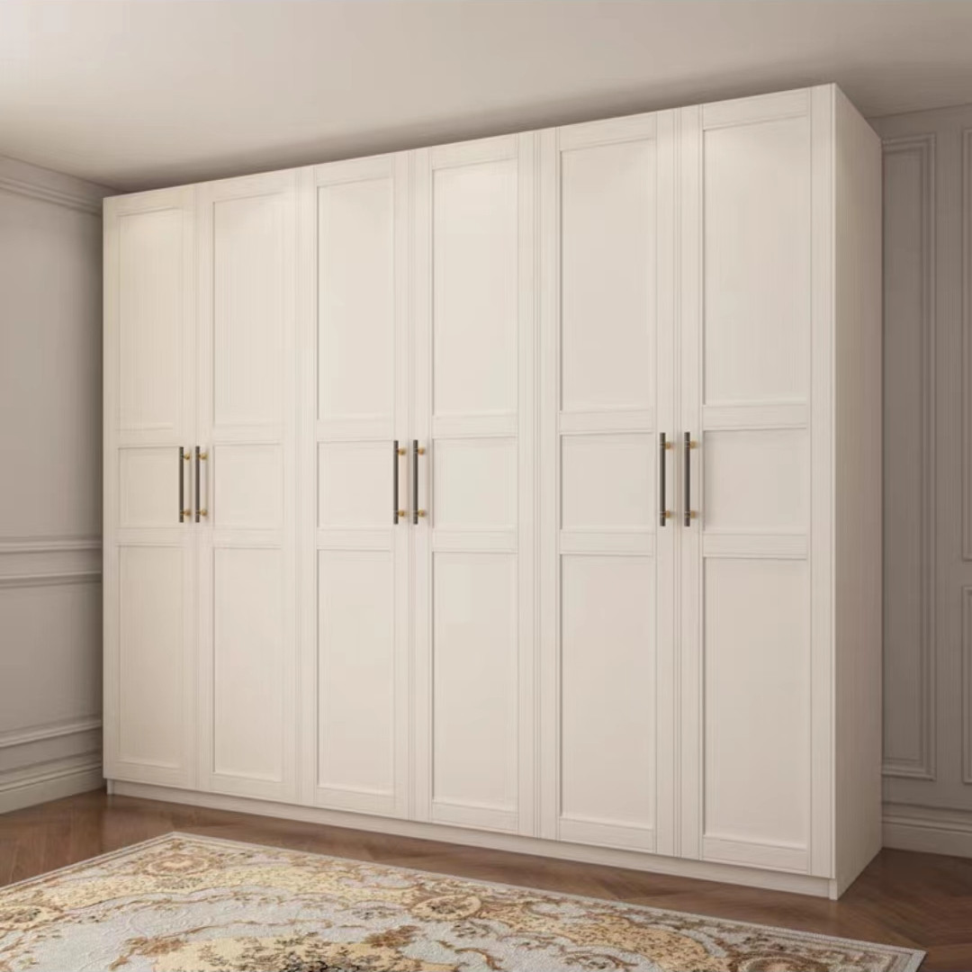 Modern simple mdf wood wardrobe
