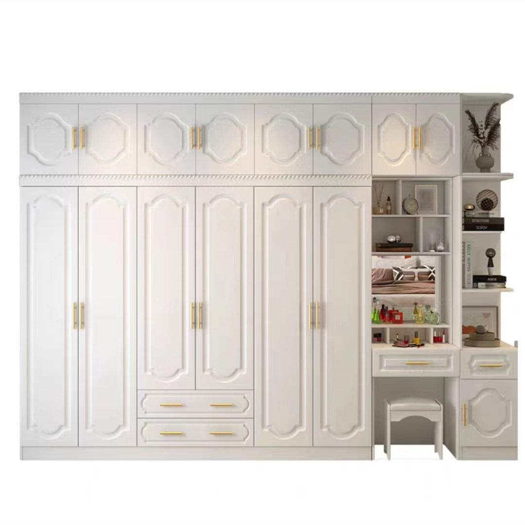 European style wardrobe with dresser