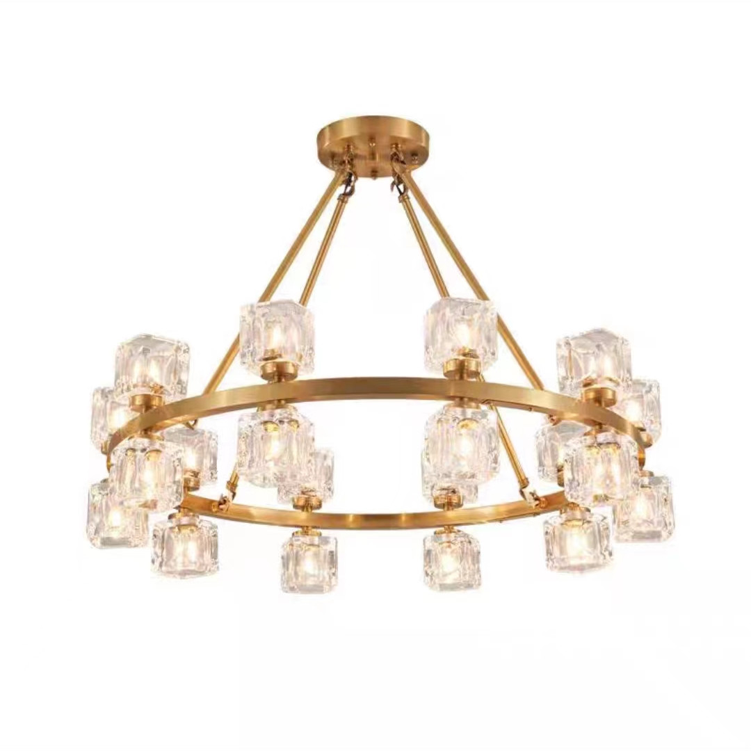 Light luxury crystal lamp