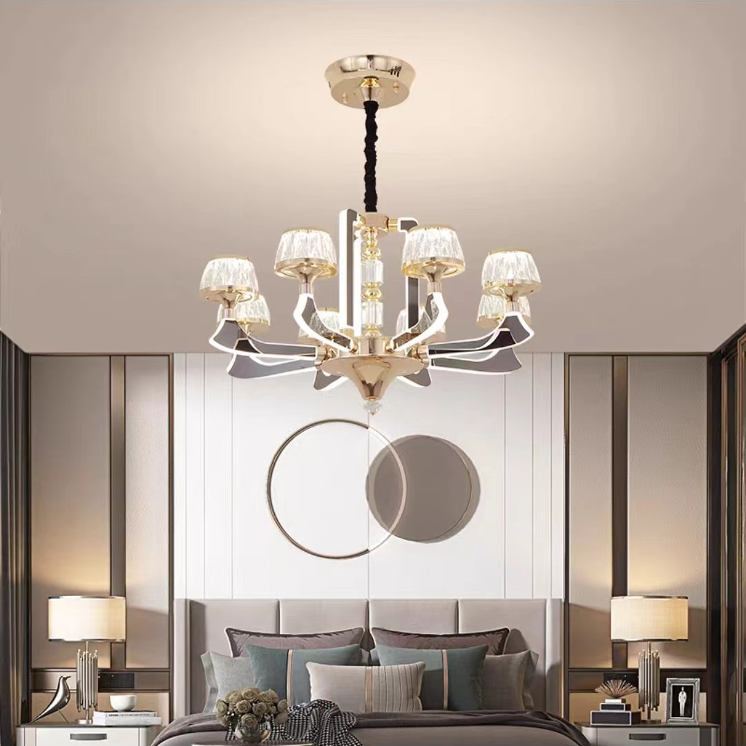 Post modern light luxury crystal chandelier