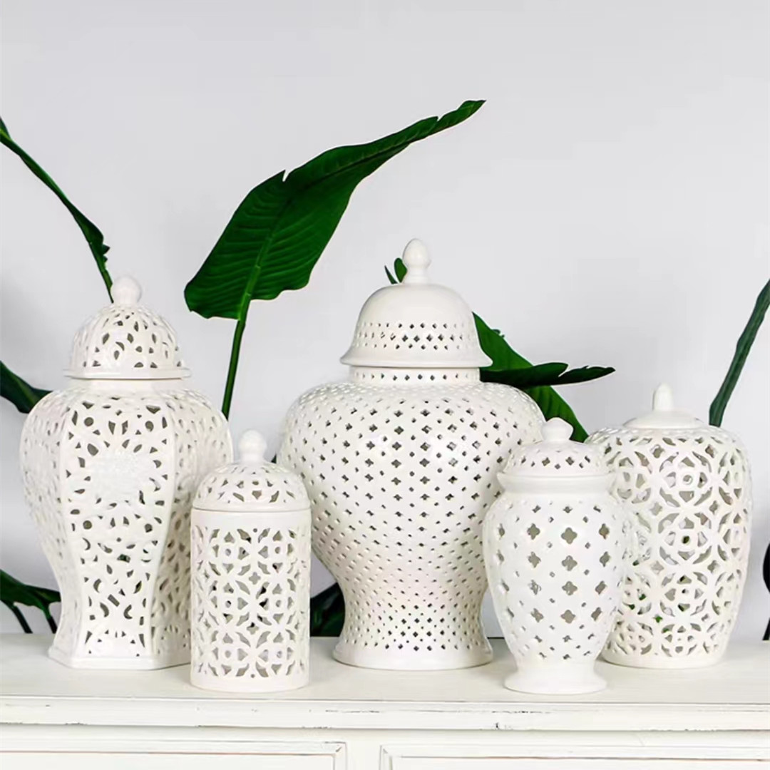 Nordic hollow ceramic ornaments