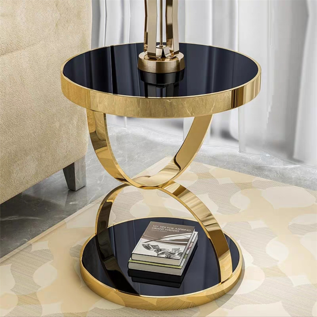 Nordic luxury creative side table