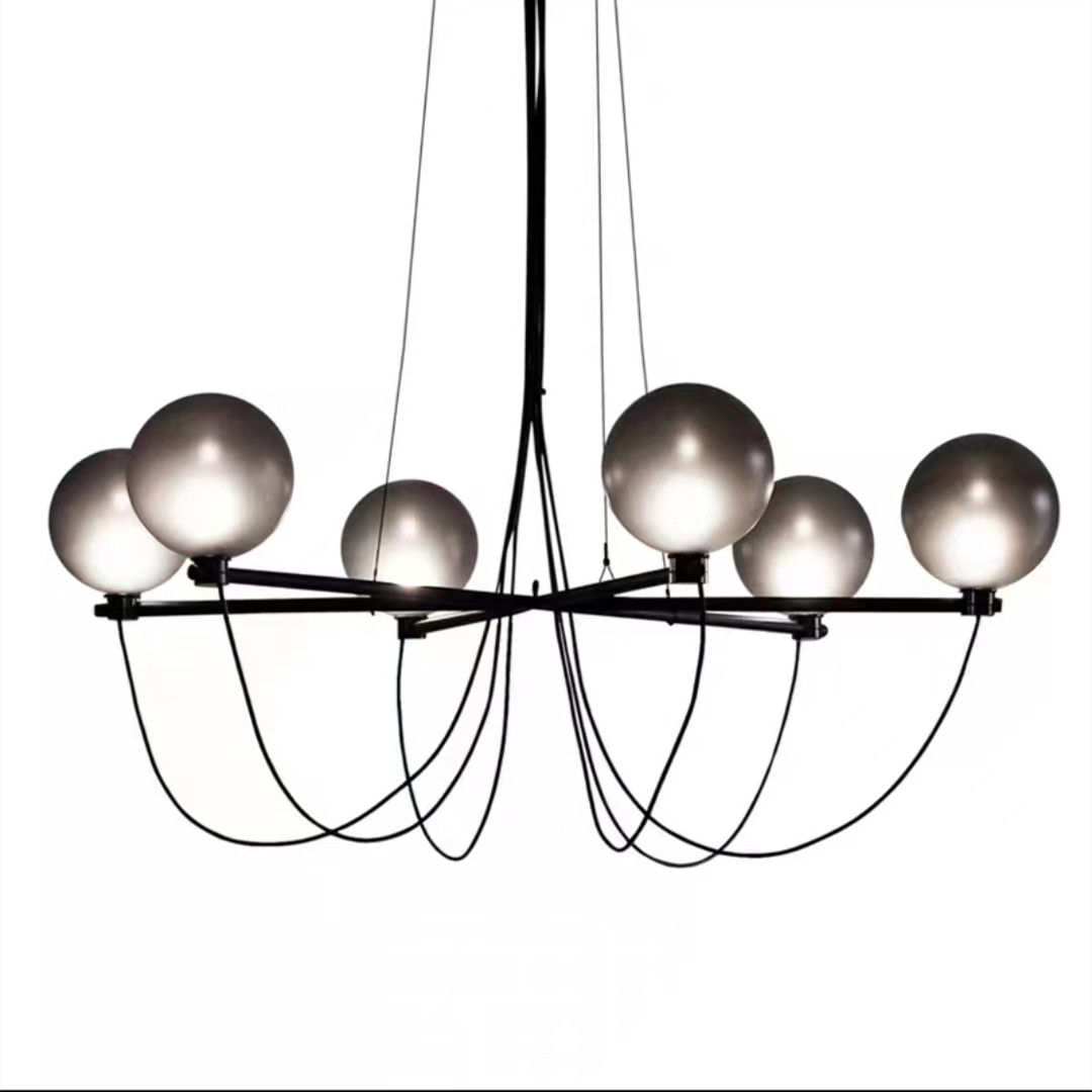 Postmodern Nordic creative glass chandeliers