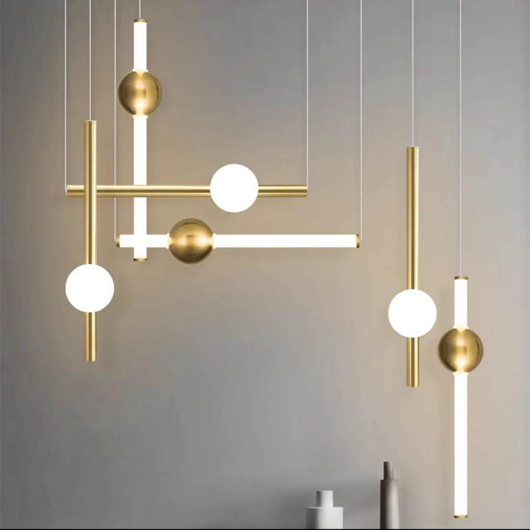 Nordic modern minimalist chandelier