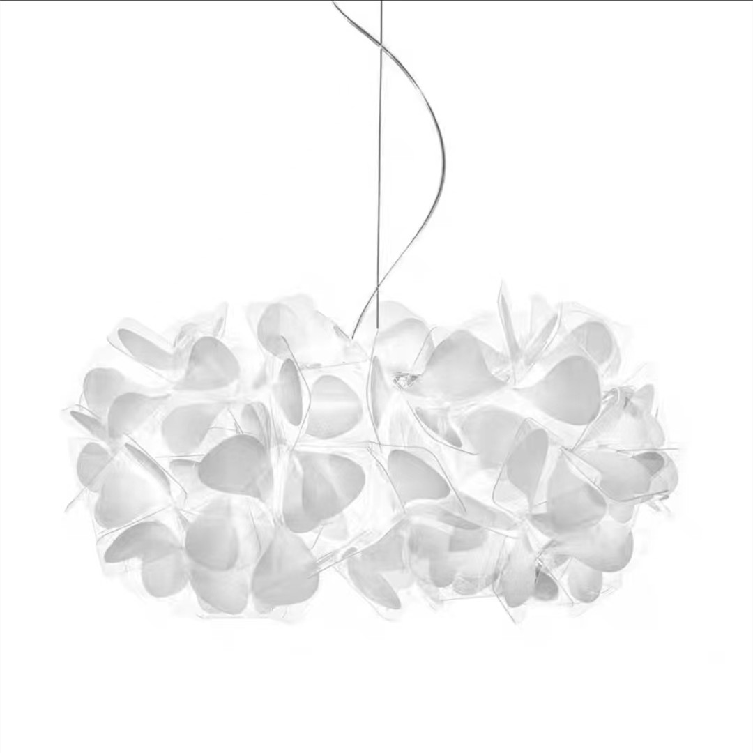 Italian postmodern art petal chandelier