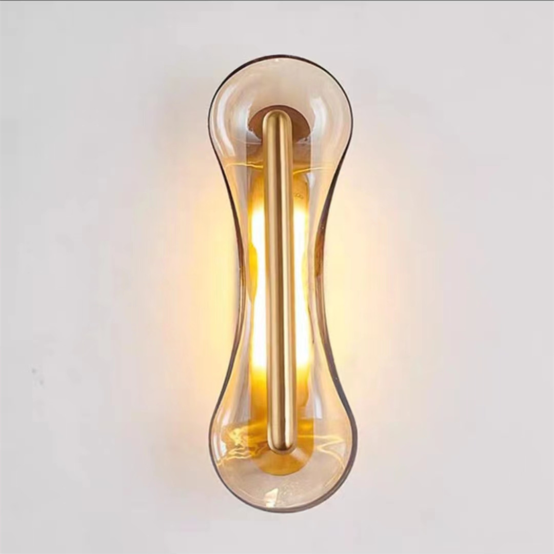 Italian postmodern creative glass wall lamp