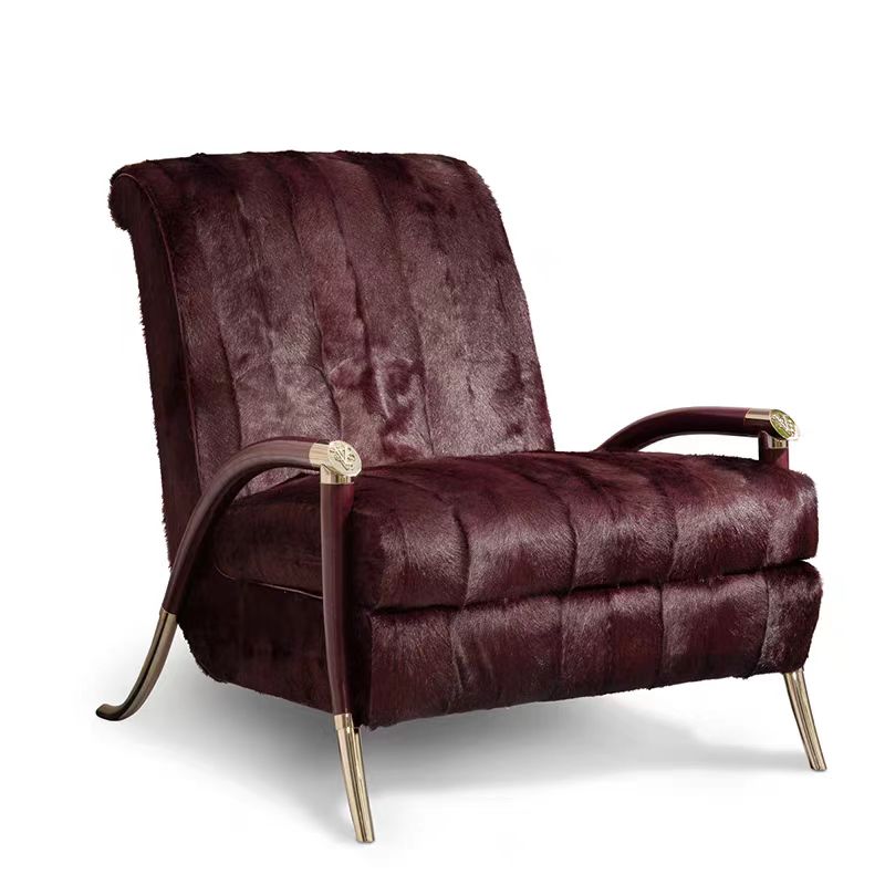 Italian high-end luxury leisure single chair