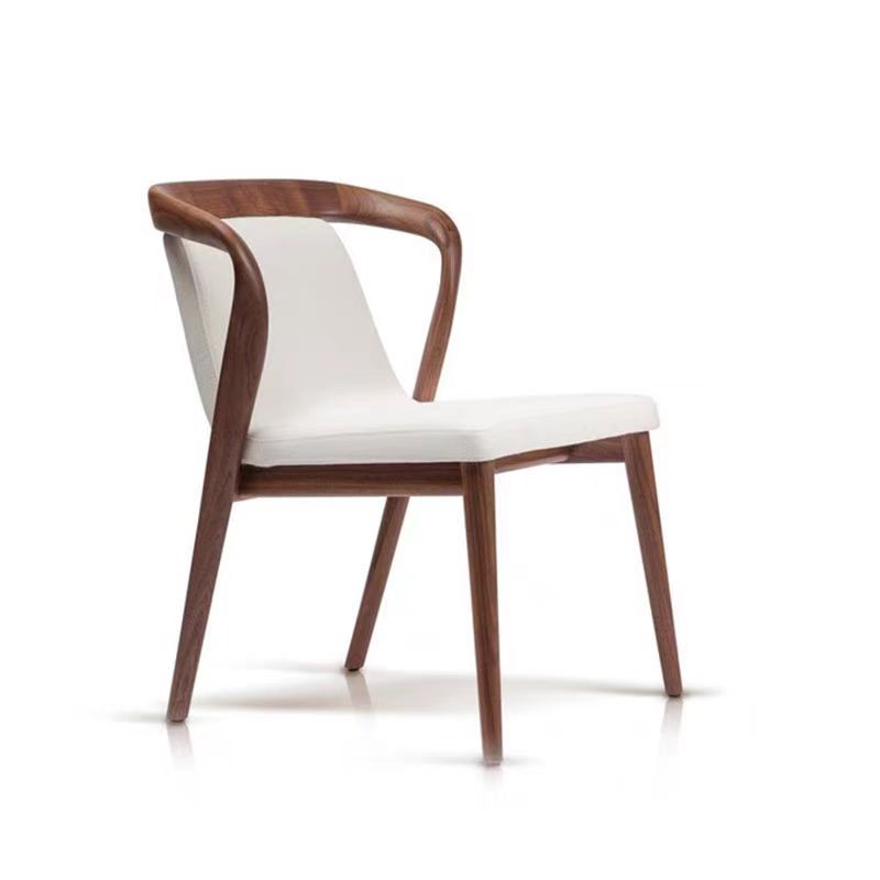 Nordic minimalist modern solid wood dining chairs